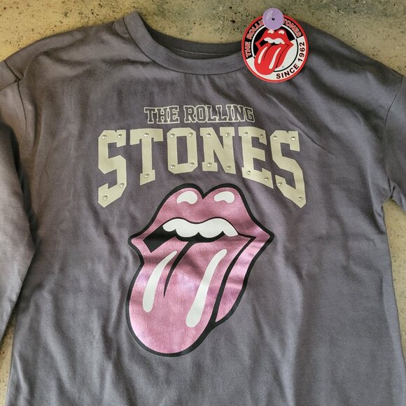 The Rolling Stones Long Sleeve Shirt. Girls XS 4-5 BRAND NEW with Tags - Picture 3 of 4